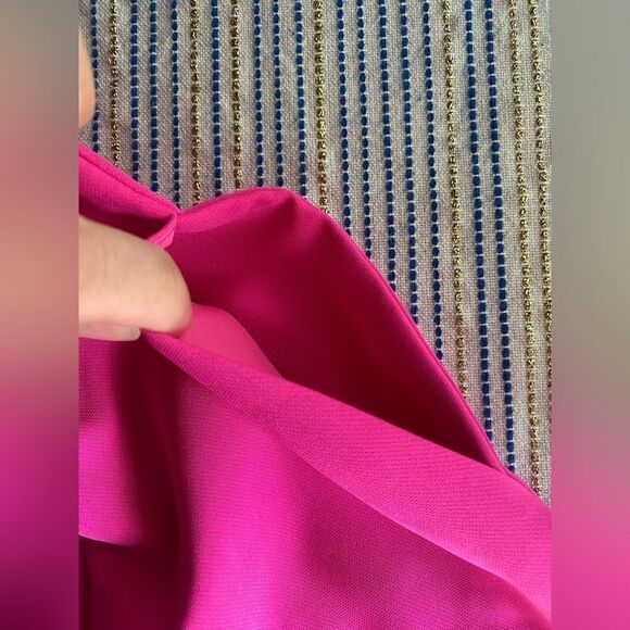 Tuckernuck Bow Dress Womens Sz Small Hot Pink Cameron Eubanks Wimberly NWT - Picture 15 of 17